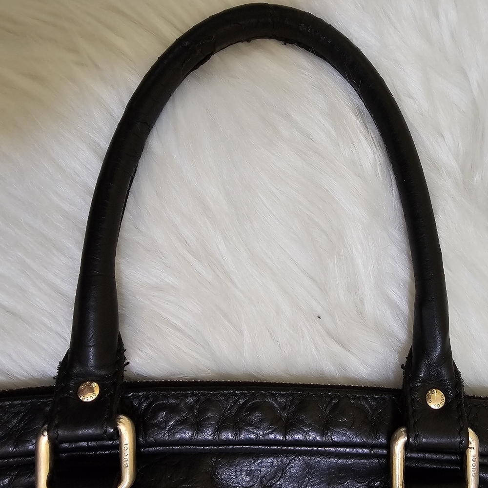 Gucci Guccissima Dôme Leather Briefcase Sima Line Business - Picture 12 of 17